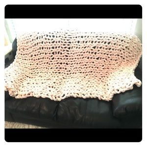 Handmade knit blankets